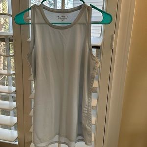 Athleta High Neck Tank - Pale Blue